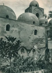 Église de San Giovanni degli Eremiti, Palerme, Sicile, Italie, 1927