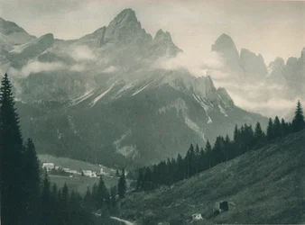 Groupe Pala, San Martino di Castrozza, Dolomites, Italie, 1927