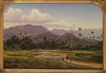 Paysage de montagne près de Jamboroo, Victoria, 19ème siècle
