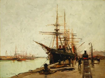 Un port