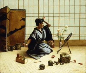 La geisha, 1890