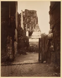 Coin de rue du cimetière, Saint-Benoît
