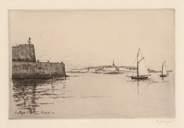Saint-Malo vu de Dinard