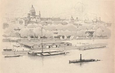 Le Quai St Bernard, 1915