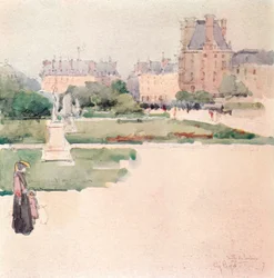Les Jardins des Tuileries, 1915