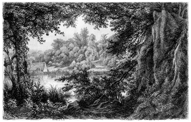 La Chaumière, vers 1825-1885 1924
