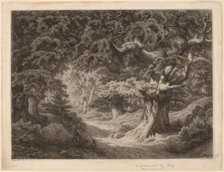 Le Charlemagne forêt de Fontainebleau, 1861