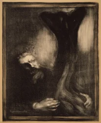 Rodin sculptant