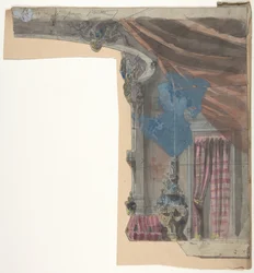 Conception pour un décor de scène à l