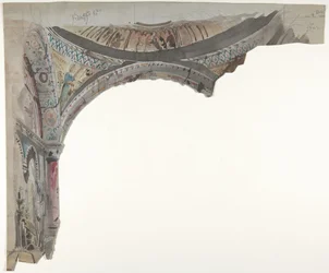 Design pour un décor de scène à l