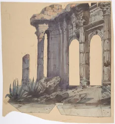 Conception pour un décor de scène à l