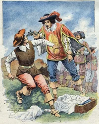 Illustration pour "Les Trois Mousquetaires" (The Three Musketeers)