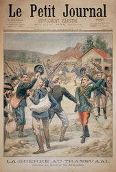 La guerre au Transvaal : union des Boers et des Afrikaners, couverture de Le Petit Journal, 10 décembre 1899
