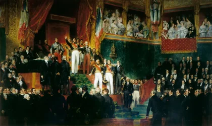 Louis-Philippe Ier prête serment comme roi devant la Chambre des députés, 9 août 1830