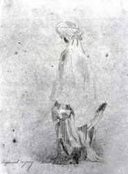 Femme à Laghouat, Algérie