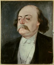 Portrait de Gustave Flaubert (1821 - 1880), écrivain français, vers 1865