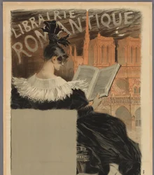 Affiche pour la Librairie Romantique