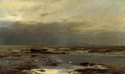 Sur la plage de la mer Baltique