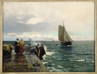 Sur la côte de la mer Baltique
