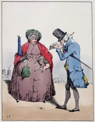 Couple de bourgeois, Jardin du Luxembourg