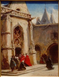 Entrée de la cathédrale