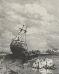 Marée basse, 1833