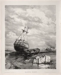 Six Marines : Marée basse, 1833