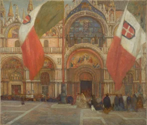 Jour de fête à Venise, vers 1904