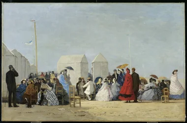 Plage près de Trouville, 1864