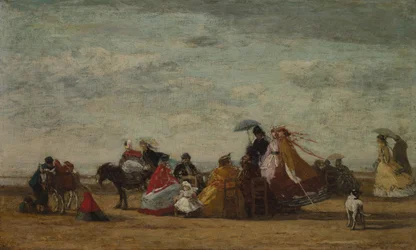 Scène de plage, vers 1865-1867