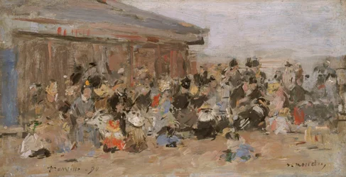 Plage à Trouville, 1890