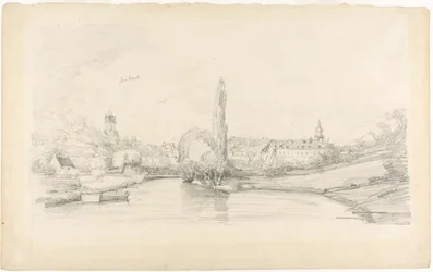 Scène de Canal Près de Bruxelles