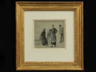 Figures sur une plage