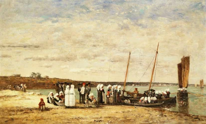 Pêcheuses débarquant de Plougastel