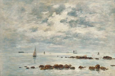 Marée basse, Saint Vaast la Hougue, 1892
