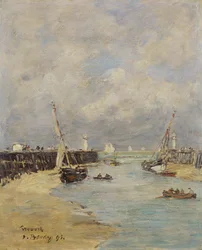 Marée basse à Trouville, 1895
