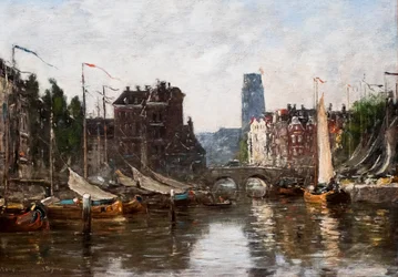 Rotterdam, le pont de la Bourse