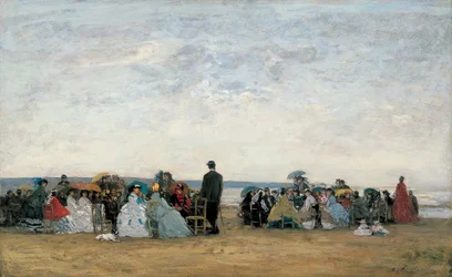 La plage près de Trouville