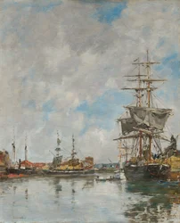 Le quai de Deauville, 1891