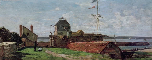 La tour François Ier au Havre, 1852
