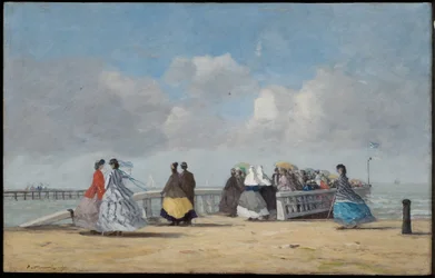 Le Quai de Trouville, 1864