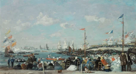 La Régate au Havre, 1869