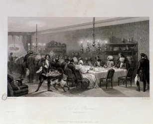 Dîner à la table d
