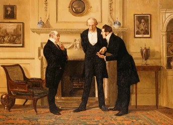 Figures dans un intérieur