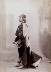 Comédien français Dauvillier, vers 1900, photo par Eugène Pirou