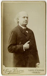 Porträt von Leconte de Lisle, (Charles Marie Leconte, genannt), (1818-1894), (Dichter)