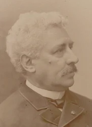 Portrait du compositeur Olivier Métra 1830-1889, années 1870