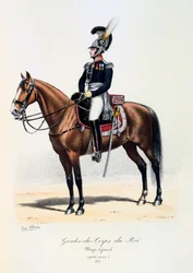 Gardes-du-Corps du Roi, Major-Général petite tenue, 1815