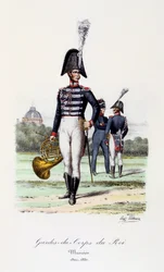Gardes-du-Corps du Roi, Musicien, 1820-30