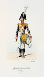 Gardes de la Porte, Tambour, 1814-15